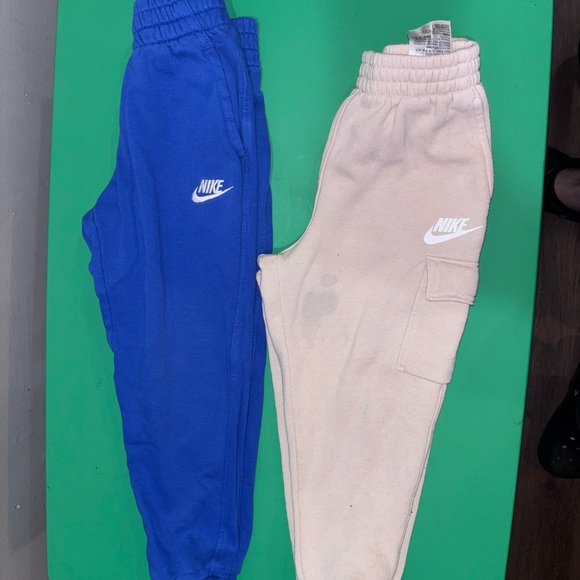 Nike Kids Royal Blue and Soft Cream Joggers - Picture 1 of 3